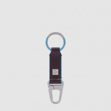 Portachiavi in pelle Piquadro con moschettone Bluesquare Portachiavi in pelle Piquadro con moschettone Bluesquare