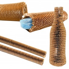 Manicotti in carta alveolare - 45 x 1 cm - avana - Methodo - conf. 20 pezzi