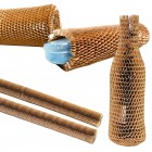 Manicotti in carta alveolare - 60 x 1 cm - avana - Methodo - conf. 20 pezzi