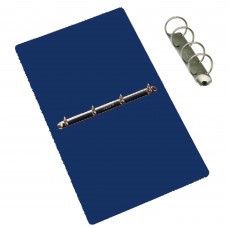 Raccoglitore Presspan - 4 anelli 25 mm - dorso 4 cm - 25x33 cm - blu - Cartotecnica del Garda