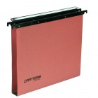 Cartella sospesa Cartesio Plus - cassetto - interasse 39 cm - fondo U - 37 x 25 cm -  arancio - Bertesi