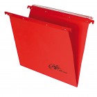 Cartella sospesa Joker - cassetto - interasse 39 cm - fondo V - 37x25 cm - rosso - Bertesi