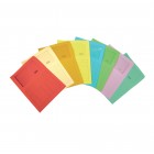 Cartelline a L con finestra Sintex - cartoncino 120 gr - 22x31 cm - verde - Blasetti - conf. 50 pezzi