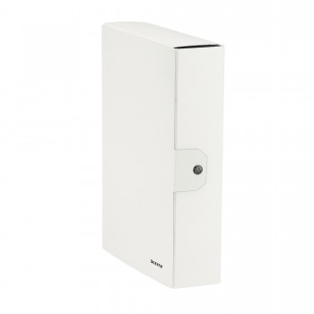 Scatola progetto WOW - dorso 8 cm - bianco metallizzato - Leitz