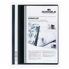Cartellina ad aghi Duraplus - copertina personalizzabile - 21x29,7 cm - nero - Durable