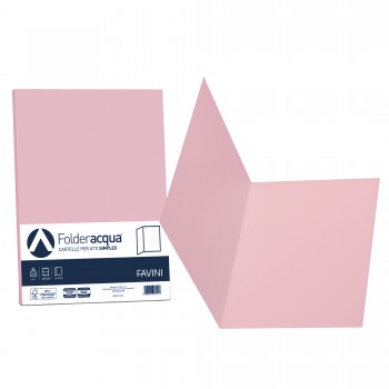 Cartelline semplici Acqua - 200 gr - 25x34 cm - rosa - Favini - conf. 50 pezzi