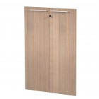 Coppia ante Prestige - per mobile medio - 80 x 115,4 cm - spessore 18 mm - melaminico - ciliegio arabis