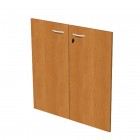Coppia ante Easy - per mobile basso - 80 x 67 cm - spessore 18 mm - melaminico - noce chiaro