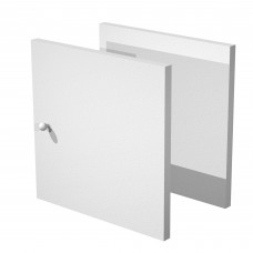 Coppia ante Rainbow - 32,2x32,1 cm - per libreria - grigio alluminio Coppia ante Rainbow - 32,2x32,1 cm - per libreria - grigio alluminio