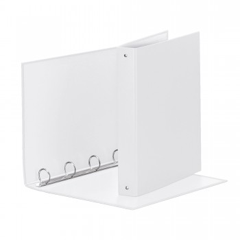 Raccoglitore Meeting - 4 anelli tondi 30 mm - dorso 4 cm - 22x30 cm - PPL - bianco - Esselte