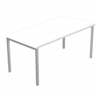 Scrivania Easy Plus - lineare - 140 x 80 x 72,5 cm - grigio