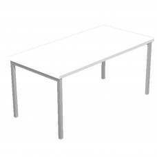 Scrivania Easy Plus - lineare - 140 x 80 x 72,5 cm - grigio