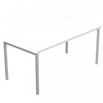 Scrivania Easy Plus - lineare - 160 x 80 x 72,5 cm - bianco