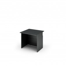 Modulo reception Prestige disabili - senza sopralzo - 80 x 97,5 x 72 cm - nero venato/bianco - Artexport