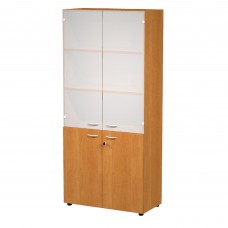 Armadio modulare - a 2+2 ante - 90 x 45,8 x 200 cm - noce chiaro Armadio modulare - a 2+2 ante - 90 x 45,8 x 200 cm - noce chiaro