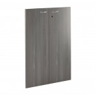 Coppia ante Easy - per mobile contenitore medio - 80 x 115 cm - spessore 18 mm - melaminico - frassino toscano