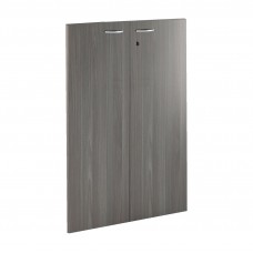 Coppia ante Easy - per mobile contenitore medio - 80 x 115 cm - spessore 18 mm - melaminico - frassino toscano
