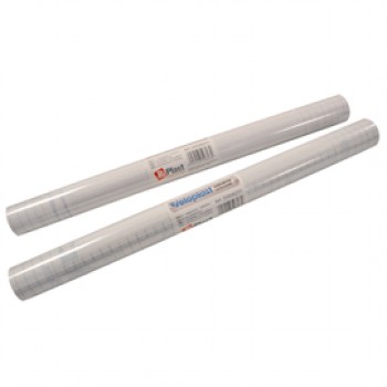 Rotolo coprilibro Veloplast - 5 m x 45 cm - PP - 60 mic - liscio adesivo - trasparente neutro - Colorosa