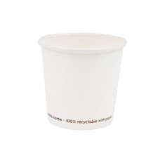 Bicchiere in carta - 75 ml - bianco - Signor Bio - conf. 50 pezzi Bicchiere in carta - 75 ml - bianco - Signor Bio - conf. 50 pezzi