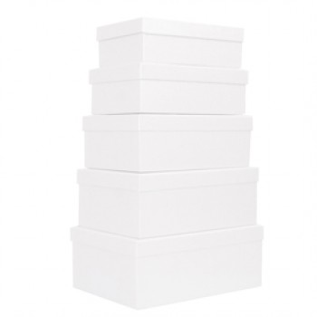 Set scatole regalo - dimensioni assortite - fantasia Pearl - conf. 5 pezzi
