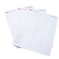 Etichette E-mark - 48 x 18 mm - 30 etichette per foglio - bianco - Colop - conf. 10 fogli Etichette E-mark - 48 x 18 mm - 30 etichette per foglio - bianco - Colop - conf. 10 fogli
