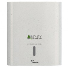 Distributore asciugamani piegati a C/V Simplify - 30 x 14,5 x 33,6 cm - white wood - Papernet