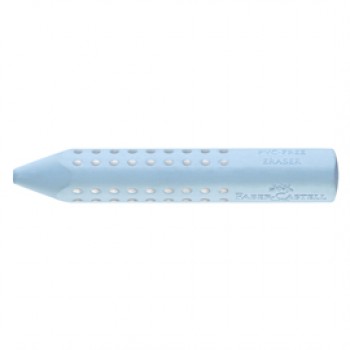Gomma a forma di matita Grip 2001 - 90 x15 x15 mm - blue - Faber-Castell