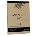 Blocco collato Kraft - A4 - 120 gr - 50 fogli - Favini Art