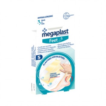 Cerotto idrocolloidale per vesciche Megaplast - PU traspirante - PVS - conf. 5 pezzi
