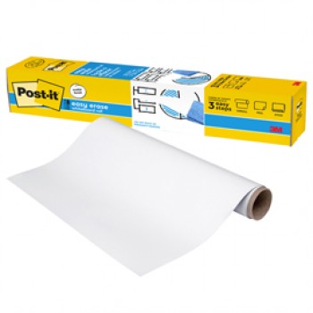 Lavagna cancellabile Easy Erase - in rotolo - 121,9 x 182,9 cm - bianco - Post-it Lavagna cancellabile Easy Erase - in rotolo - 121,9 x 182,9 cm - bianco - Post-it
