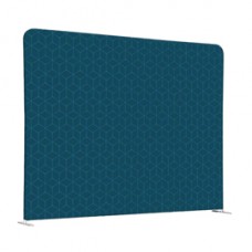 Divisorio in tessuto Wall Decor - 200 x H 150 cm - blu/rombi azzurri - Studio T