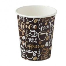 Bicchiere monouso in carta Coffee - 240 ml - Leone - conf. 1000 pezzi Bicchiere monouso in carta Coffee - 240 ml - Leone - conf. 1000 pezzi
