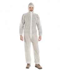 Tuta monouso Coverall 40 - taglia M - PLP - bianco - Worker Tuta monouso Coverall 40 - taglia M - PLP - bianco - Worker