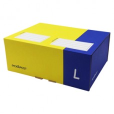 Scatola automontante per ecommerce PICK&Post - L - 40 x 27 x 17 cm - giallo/blu - Blasetti Scatola automontante per ecommerce PICK&Post - L - 40 x 27 x 17 cm - giallo/blu - Blasetti