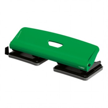 Perforatore 740 - max 25 fogli - 4 fori fissi - verde - Lebez Perforatore 740 - max 25 fogli - 4 fori fissi - verde - Lebez