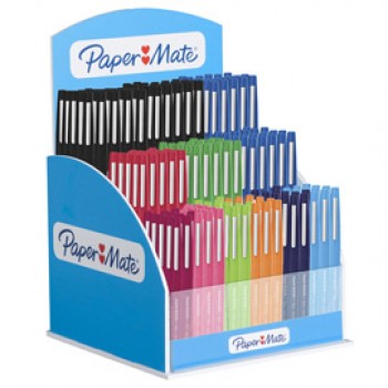 Pennarello Flair Nylon - punta feltro - 1,10mm - colori assortiti - Papermate - expo 168 pezzi Pennarello Flair Nylon - punta feltro - 1,10mm - colori assortiti - Papermate - expo 168 pezzi