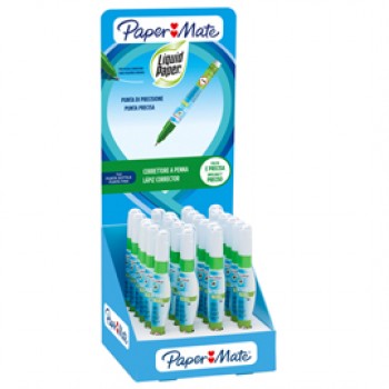 Correttore a penna Liquid Micro Correction Pen - 7ml - Papermate - expo 24 pezzi Correttore a penna Liquid Micro Correction Pen - 7ml - Papermate - expo 24 pezzi