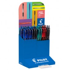 Penna a scatto Supergrip G - punta 0,7mm - colori assortiti - Pilot - expo 48 pezzi Penna a scatto Supergrip G - punta 0,7mm - colori assortiti - Pilot - expo 48 pezzi