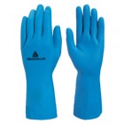 Guanti chimici VE440 - per acidi e industria alimentare - taglia 6/7 - lattice - blu - Deltaplus Guanti chimici VE440 - per acidi e industria alimentare - taglia 6/7 - lattice - blu - Deltaplus
