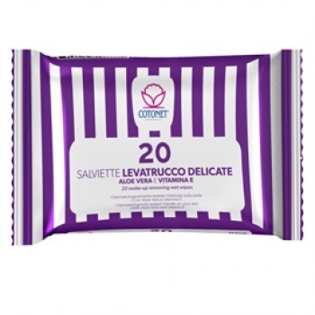 Salvietta struccante Delicate - Cotonet - conf. 20 pezzi
