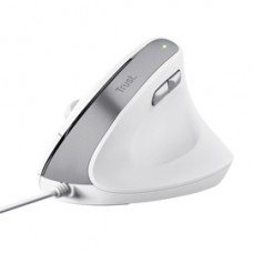 Mouse ergonomico Bayo II - con filo - bianco - Trust Mouse ergonomico Bayo II - con filo - bianco - Trust