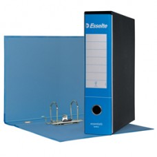 Registratore Essentials G75 - dorso 8 cm - protocollo 23 x 33 cm - azzurro - Esselte Registratore Essentials G75 - dorso 8 cm - protocollo 23 x 33 cm - azzurro - Esselte