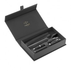 Gift Set IM Black Edition CT - sfera + stilografica - punta media - nero - Parker Gift Set IM Black Edition CT - sfera + stilografica - punta media - nero - Parker