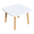 Tavolino attesa Woody - bianco - Paperflow
