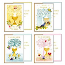 Biglietto auguri Comunione - 4 soggetti assortiti - Kartos Biglietto auguri Comunione - 4 soggetti assortiti - Kartos