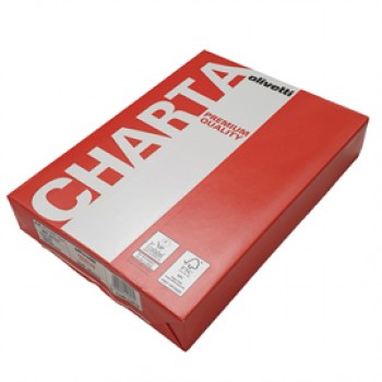 Carta Premium Quality - A4 - 80 gr - Olivetti Red - conf. 500 fogli Carta Premium Quality - A4 - 80 gr - Olivetti Red - conf. 500 fogli