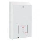 Dispenser assorbenti Artemis - 2 colonne - metallo verniciato - bianco - Mar Plast Dispenser assorbenti Artemis - 2 colonne - metallo verniciato - bianco - Mar Plast