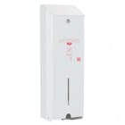 Dispenser assorbenti Artemis - 1 colonna - metallo verniciato - bianco - Mar Plast Dispenser assorbenti Artemis - 1 colonna - metallo verniciato - bianco - Mar Plast