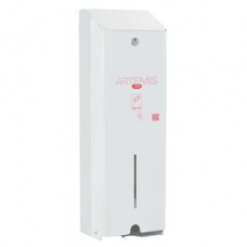 Dispenser assorbenti Artemis - 1 colonna - metallo verniciato - bianco - Mar Plast