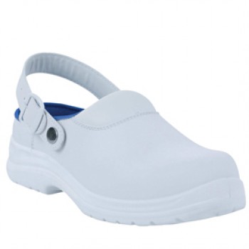 Calzatura sabot Maubec 4 SB FO EA SR - microfibra - numero 38 - bianco - Deltaplus Calzatura sabot Maubec 4 SB FO EA SR - microfibra - numero 38 - bianco - Deltaplus